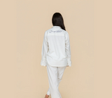 Cloud Dancer Heirloom Lace Long Sleeve Pyjama Set