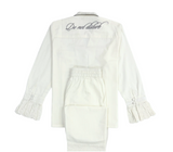 Cloud Dancer Heirloom Lace Long Sleeve Pyjama Set