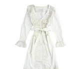 Cloud Dancer Heirloom Lace Robe