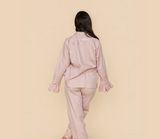 Heirloom Lace Long Sleeve Pyjama Set, Rose