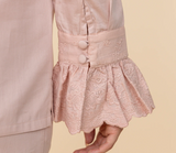 Heirloom Lace Long Sleeve Pyjama Set, Rose