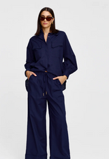 Kinny Laurel Shirt, Midnight