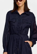 Kinny Laurel Dress, Midnight