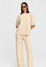 Kinny Camden Knit Tee, Natural