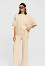 Kinny Camden Knit Tee, Natural