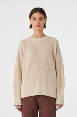 Arcaa Solene Sweater, Cream & Sand