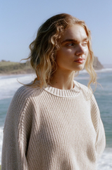 Arcaa Solene Sweater, Cream & Sand