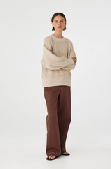 Arcaa Solene Sweater, Cream & Sand