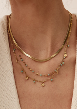 Thurston & Lovey Bianca Snake Chain Necklace