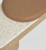 Arlo Bench Light Oak & Terrazzo