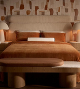 Arlo Bench Light Oak & Terrazzo