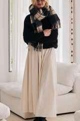 Mamapapa Scarf Checkers Black