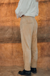 Mamapapa Forte Suede Pants, Beige