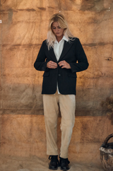 Mamapapa Forte Suede Pants, Beige