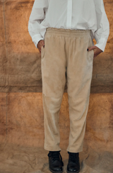 Mamapapa Forte Suede Pants, Beige
