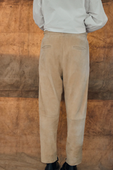 Mamapapa Forte Suede Pants, Beige