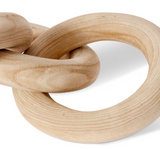 Chain Wooden Sculpture, Natural