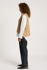 Eb&Ive Liora Knit Vest, Mocha