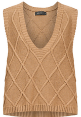 Eb&Ive Liora Knit Vest, Mocha