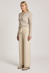 Eb&Ive Samira Knit Pant, Bisque