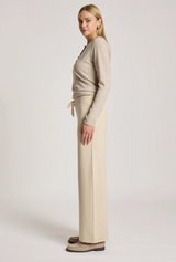 Eb&Ive Samira Knit Pant, Bisque