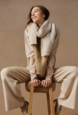 Eb&Ive Samira Knit Pant, Bisque