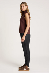 Eb&Ive Zala Knit Vest, Mahogany