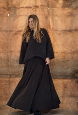 Mamapapa Thyme Corduroy Skirt, Chocolate
