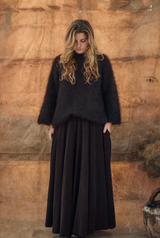 Mamapapa Thyme Corduroy Skirt, Chocolate