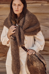 Mamapapa Milka Mohair Cardigan, Chocolate