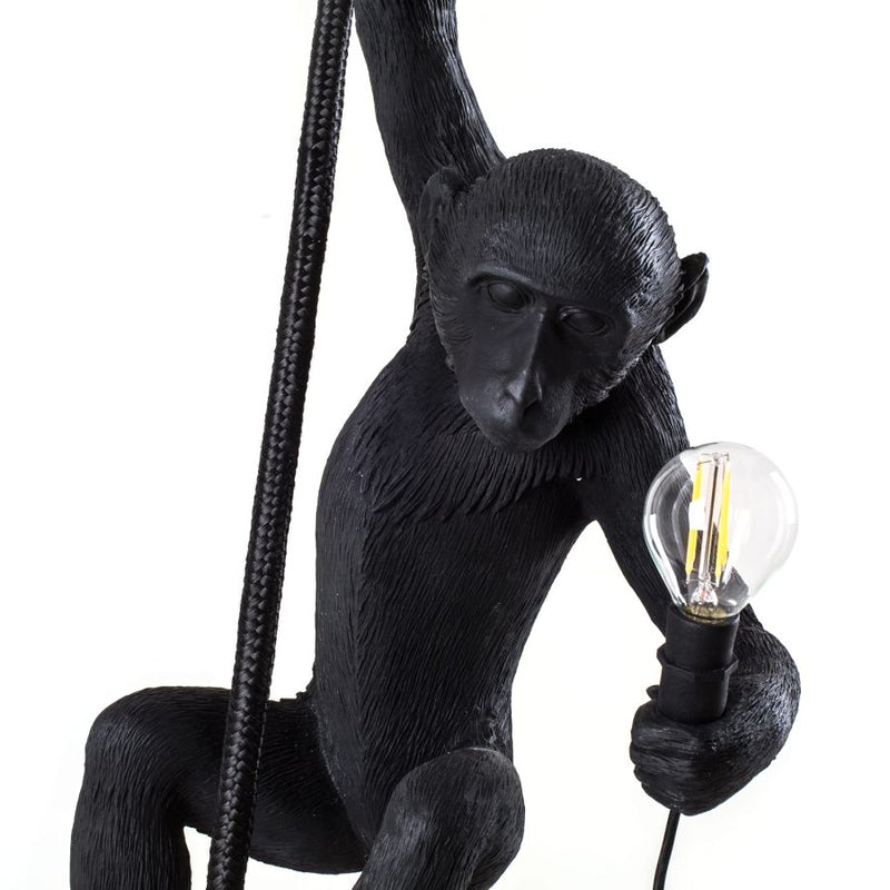 Seletti Hanging Monkey Lamp with Rope