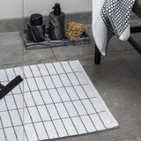 Mette Ditmer Tile  Towel, Black & White