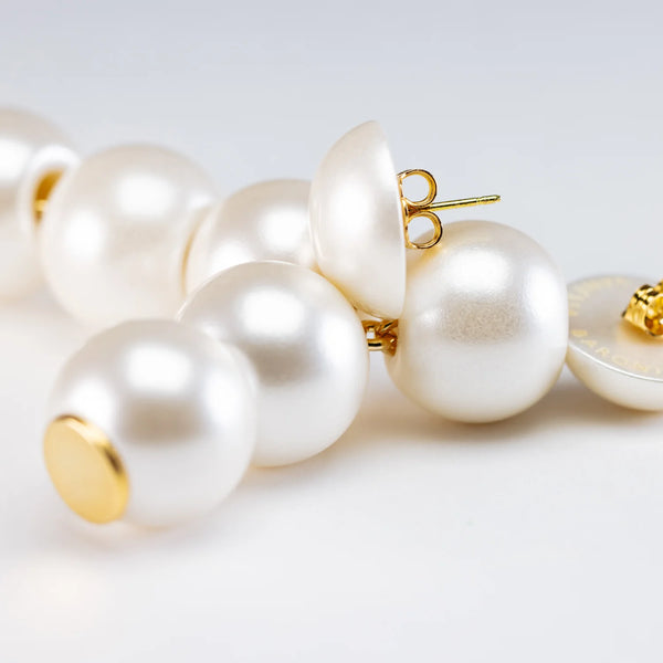 Small Beads Earring, Pearl