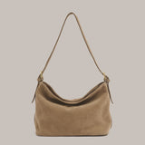 Vestirsi Eden Brown Suede Shoulder Bag