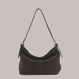 Vestirsi Eden Dark Chocolate Suede Bag