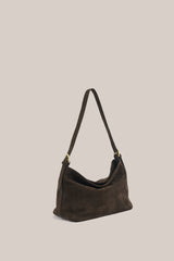Vestirsi Eden Dark Chocolate Suede Bag