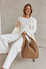 Vestirsi Sienna 2.0 Brown Suede Hobo