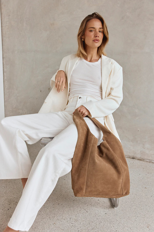 Vestirsi Sienna 2.0 Brown Suede Hobo