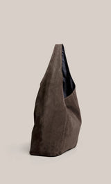 Vestirsi Sienna 2.0 Dark Chocolate Suede Hobo