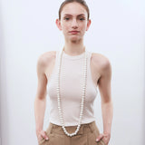 Long Necklace Pearl