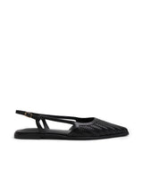 la Tribe Woven Sling Back Flat