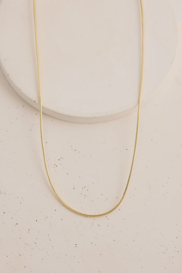 Thurston & Lovey, Zina Necklace, Gold