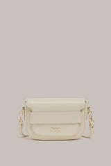 Vestirsi Zoe Ivory Crossbody Saddle Bag