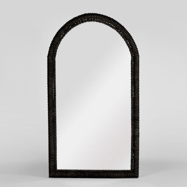 Clovelly Floor Mirror, Black