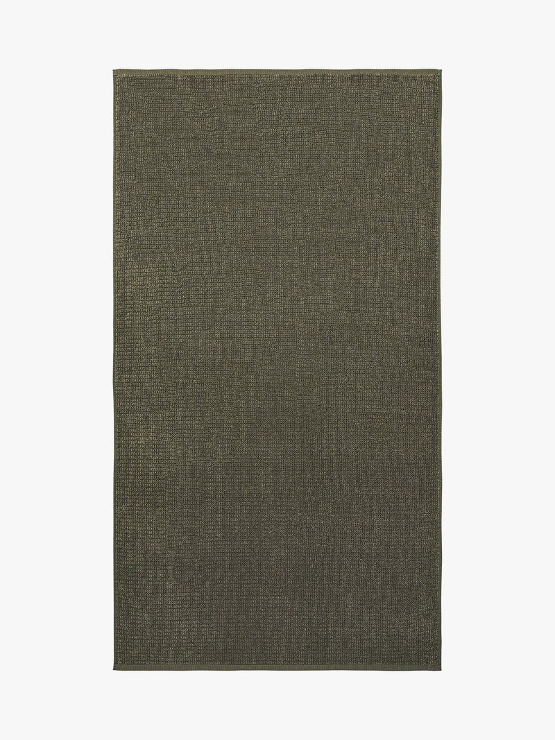 L&M Tweed Olive Towel