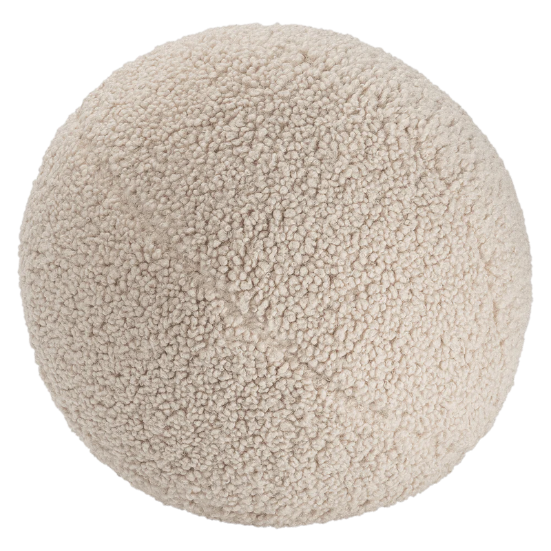 Wigiwama Ball Cushion, Biscuit