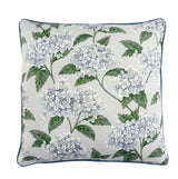 Outdoor Blue Hydrangea Cushion
