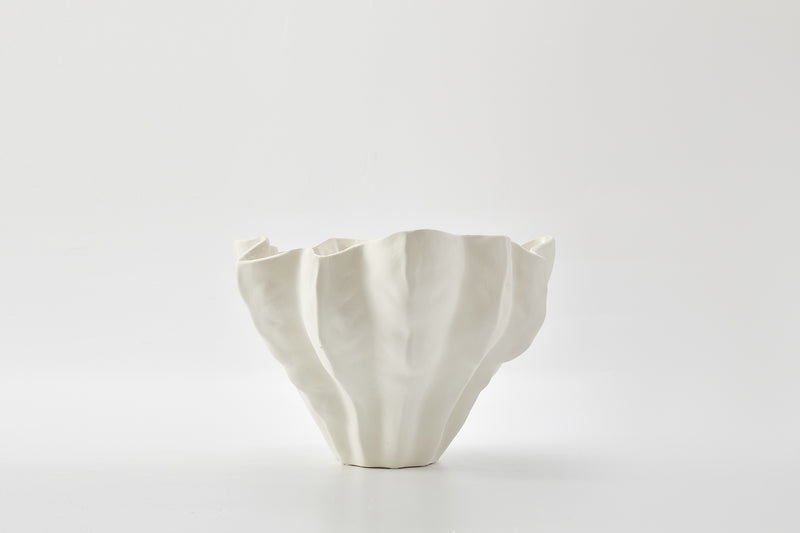 Flute Bowl, Ivory