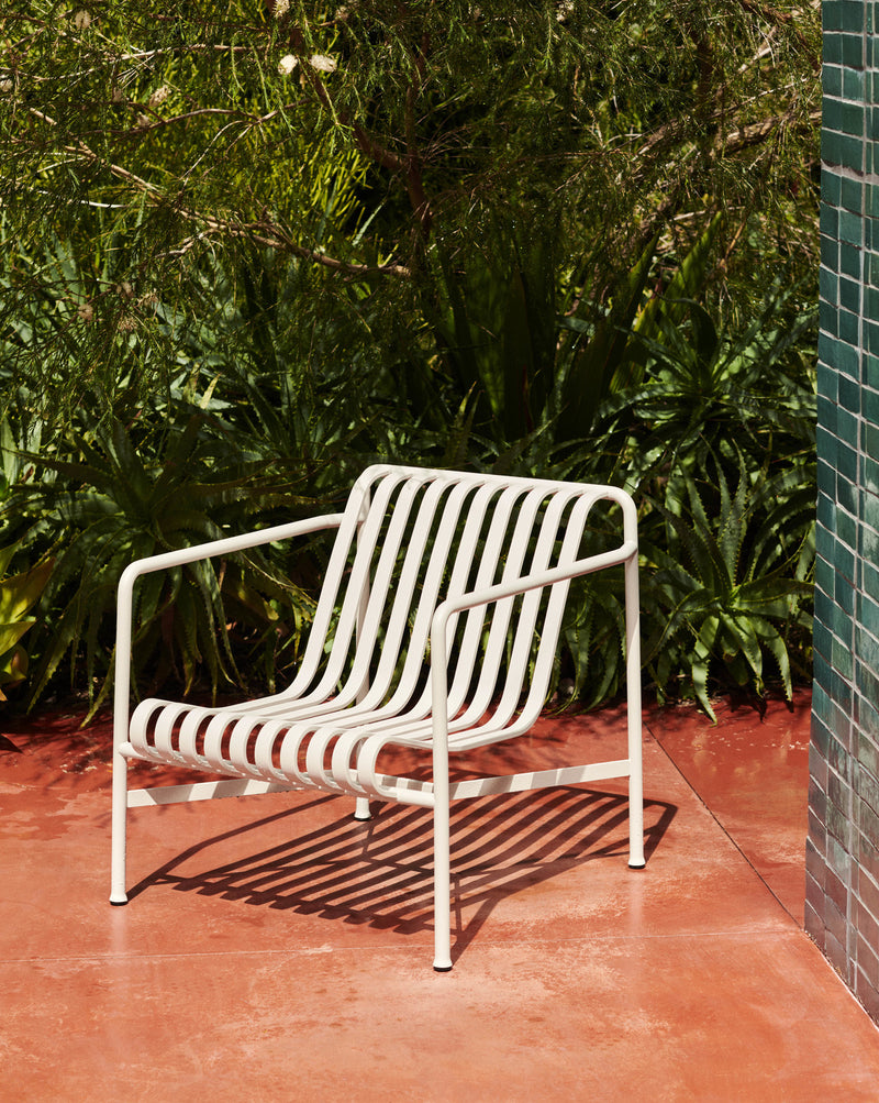 Hay Palissade Lounge Chair Low, Sky Grey