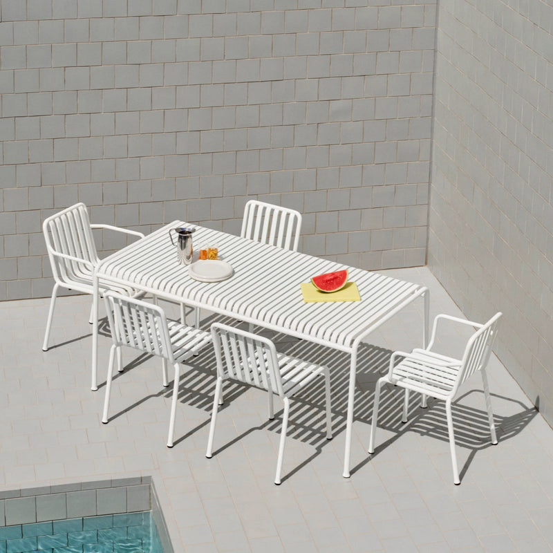 Hay Palissade Rectangle Table, Cream White